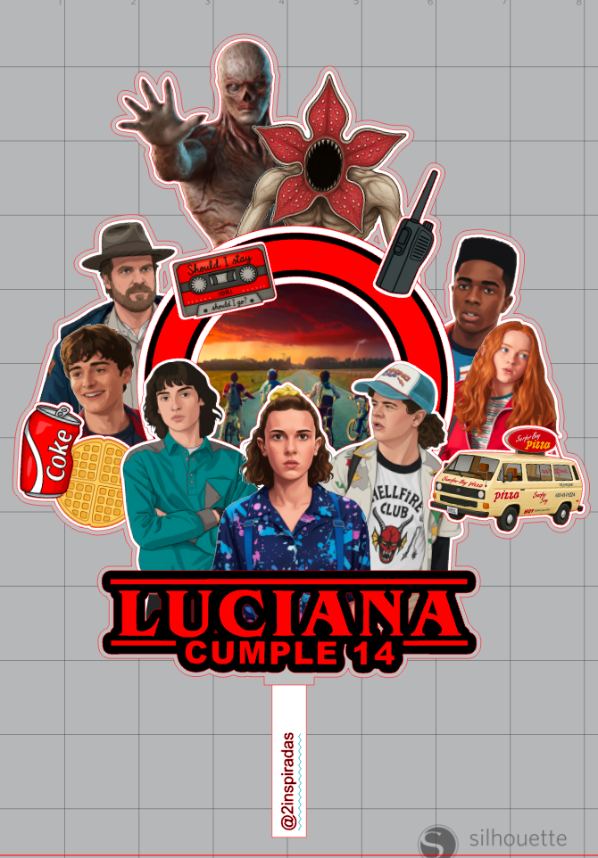 Topper de Stranger Things