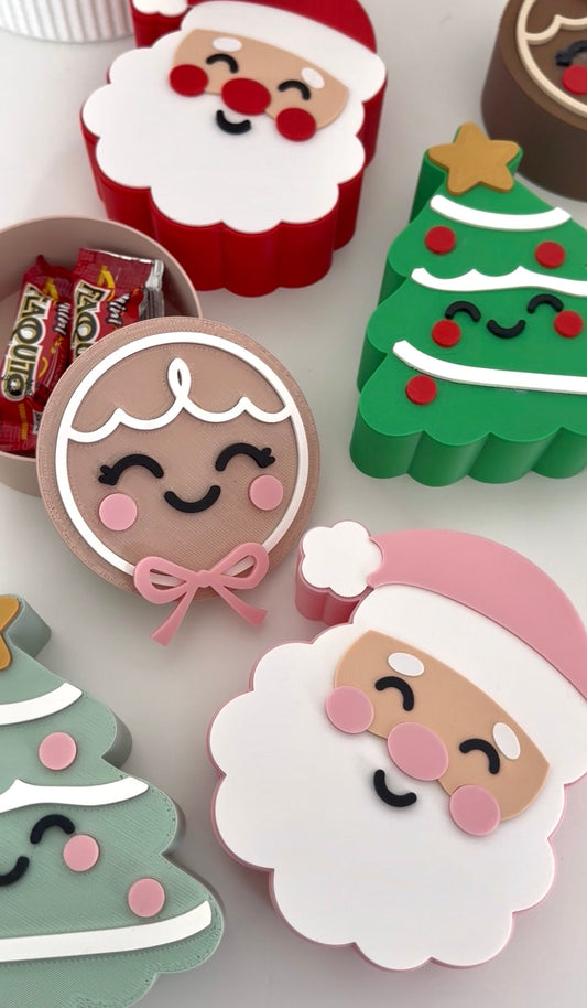 Cajas Navidad para impresion 3D en STL y 3MF