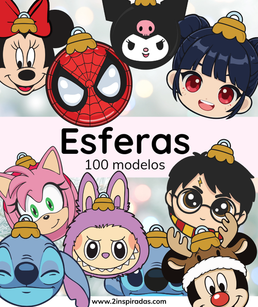 Pack de Bambalinas o esferas Navideñas