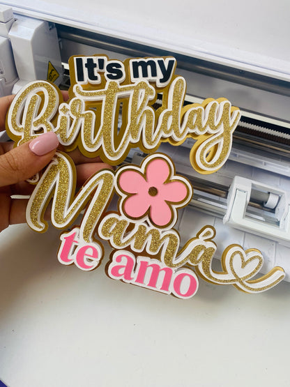 Paquete Toppers Simples en español e inglés