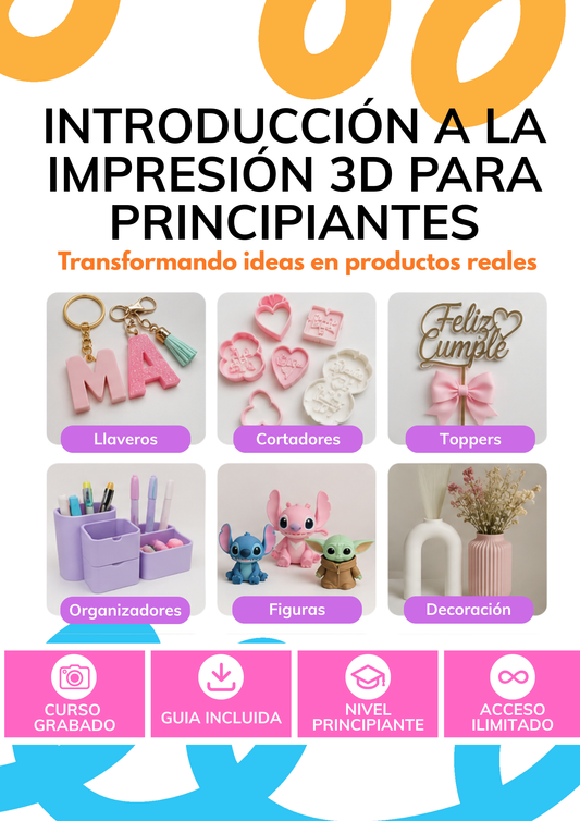✨ Curso: Aprende y crea productos en impresión 3D (LANZAMIENTO, sale el 2 de Junio)