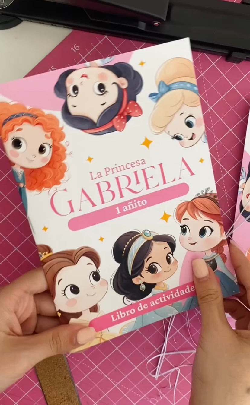 Librito de Princesas editable en canva