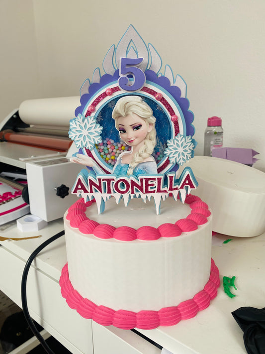 Pastel en 3D personalizado con 3 cambios de crema