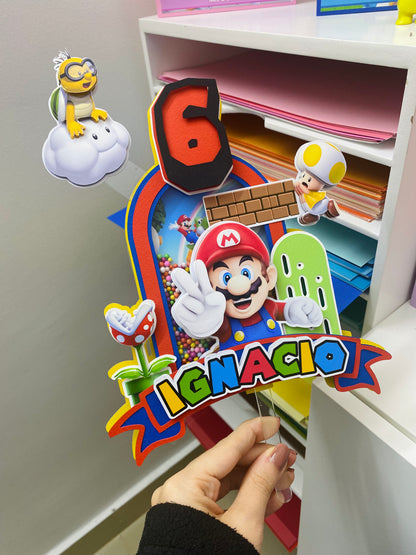 Topper de Mario Bros