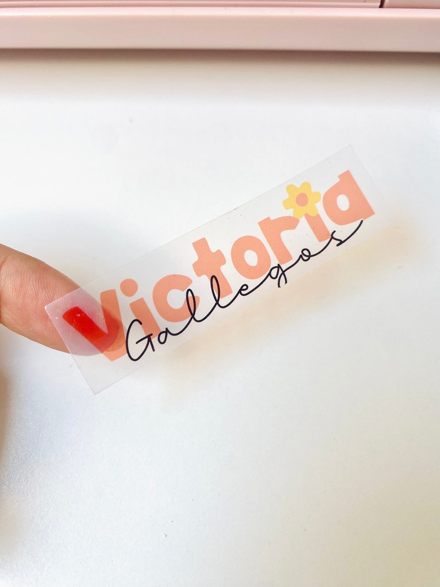 Papel adhesivo transparente (10 hojas)