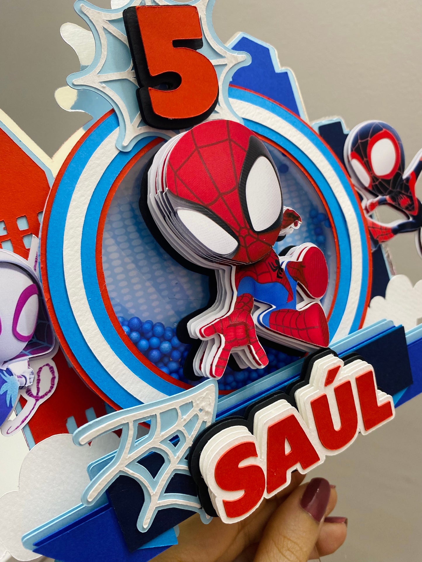 Topper de Spidey y sus amigos