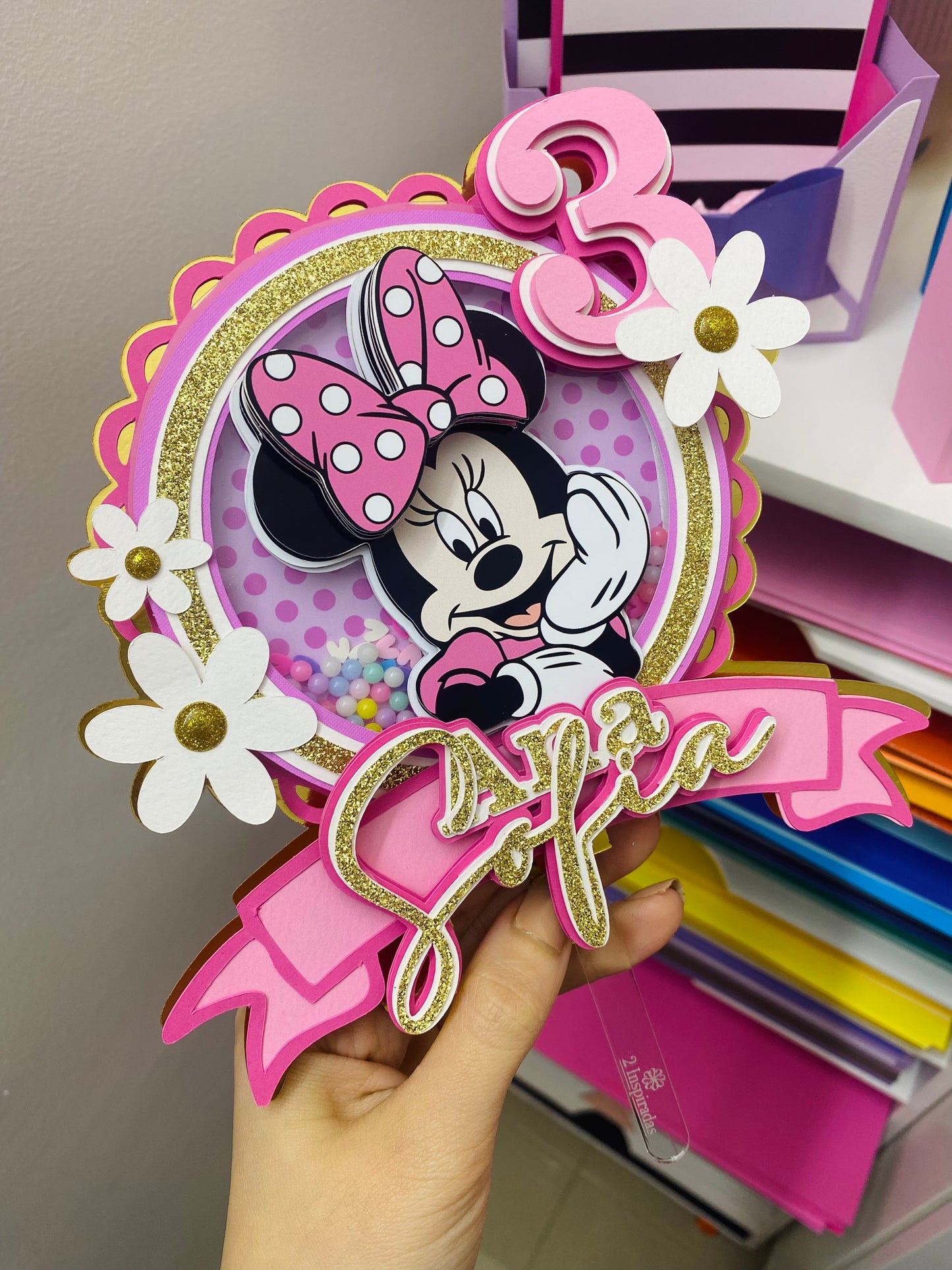 Topper de Minnie Flores