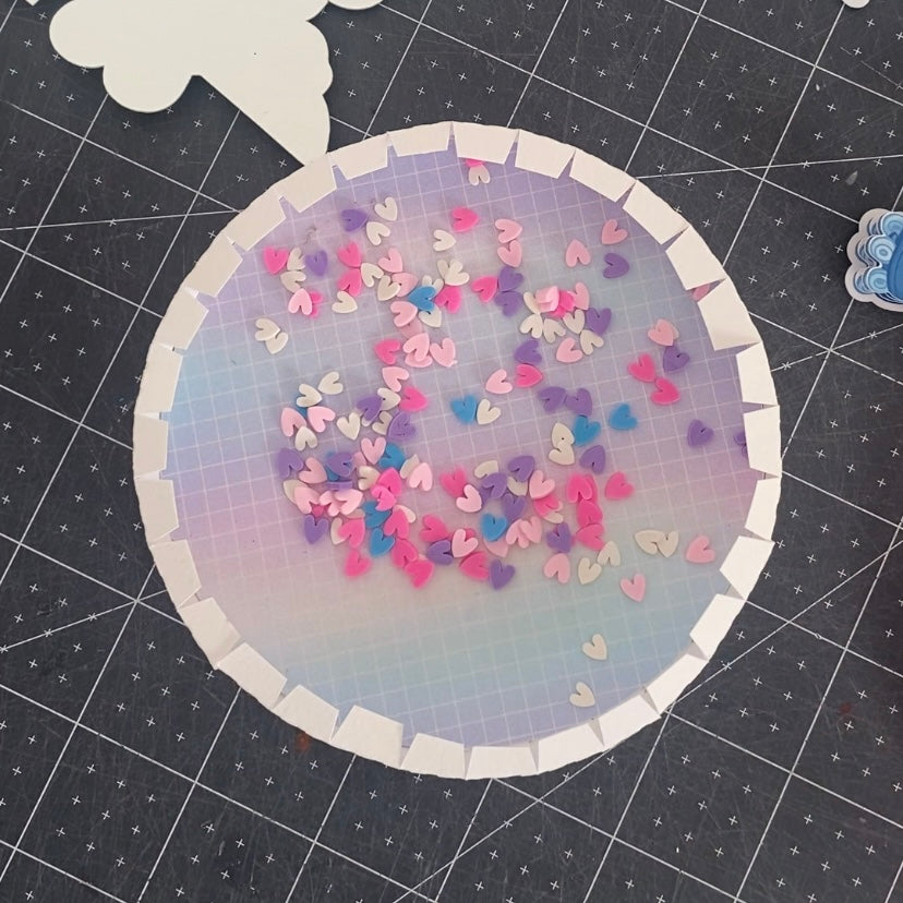 Cinta dentada para hacer toppers shaker