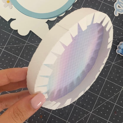 Cinta dentada para hacer toppers shaker