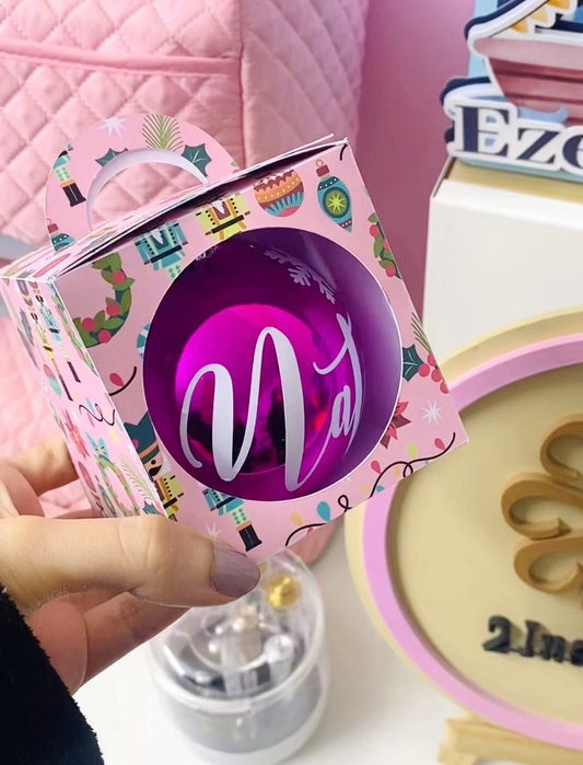 Caja para esferas o bambalinas