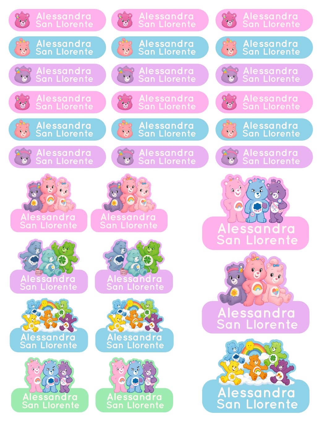 Stickers personalizados de vuelta a clases (incluyen envio para Europa y Colombia)