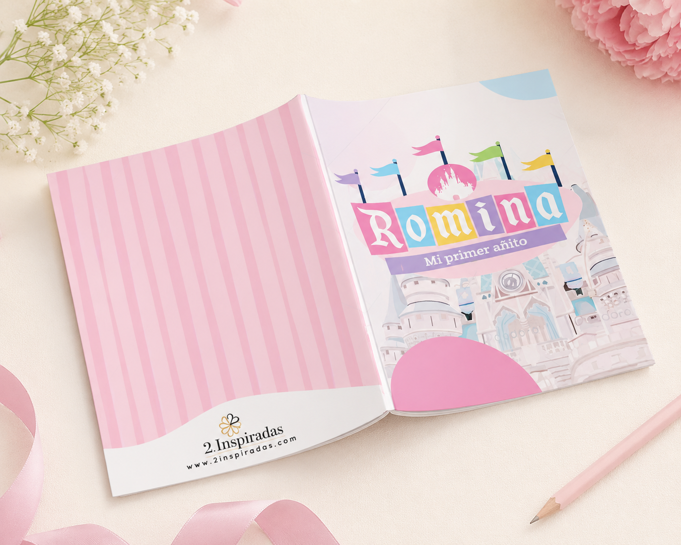 Librito de Disneyland editable en canva