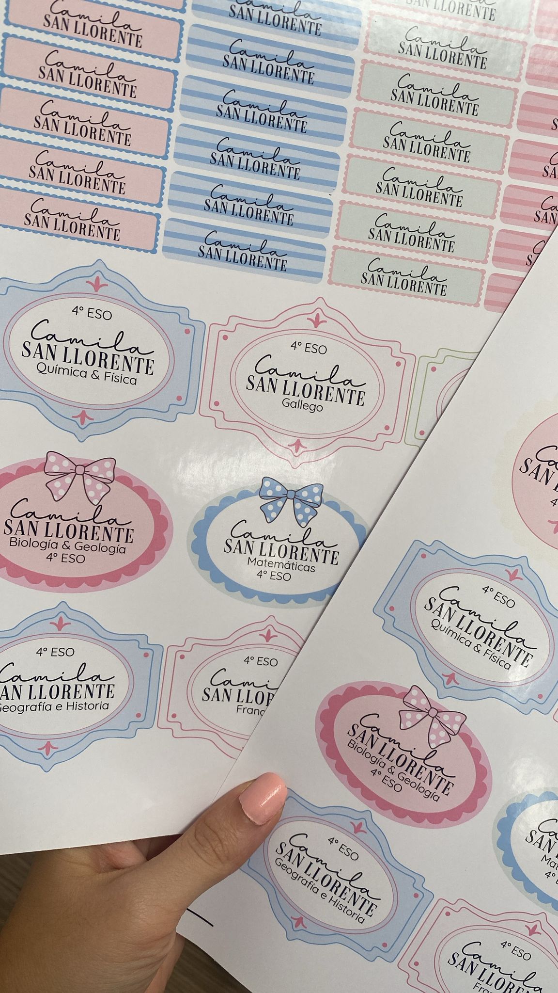 Curso: Crea tus stickers con Cricut + stickers escolares + clase de Vinil textil y adhesivo + imanes