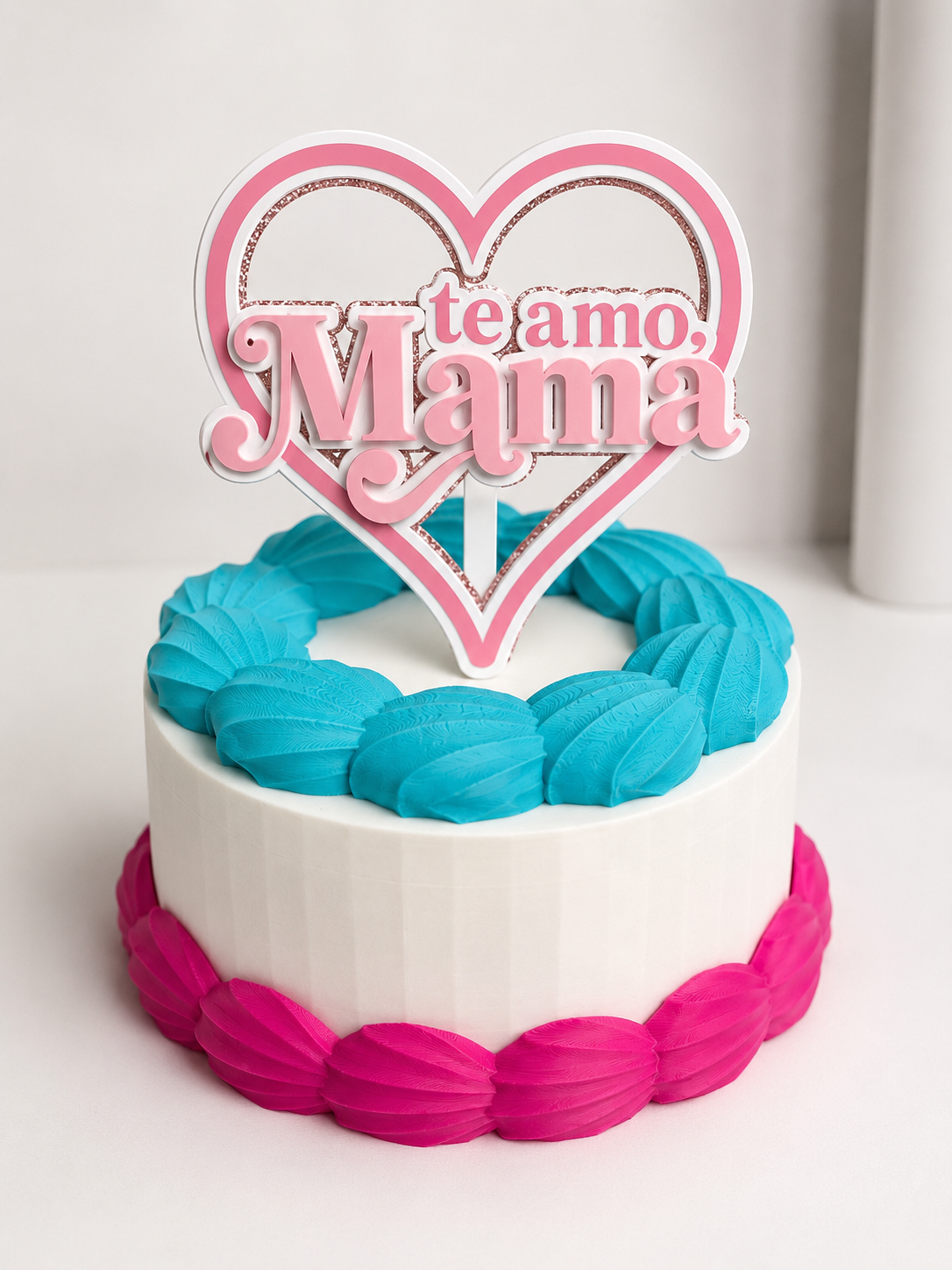 Torta mostrador de topper STL (cremas intercambiables)