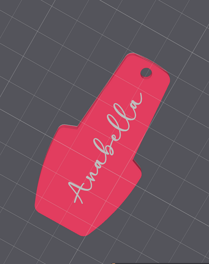 Esmalte con texto editable