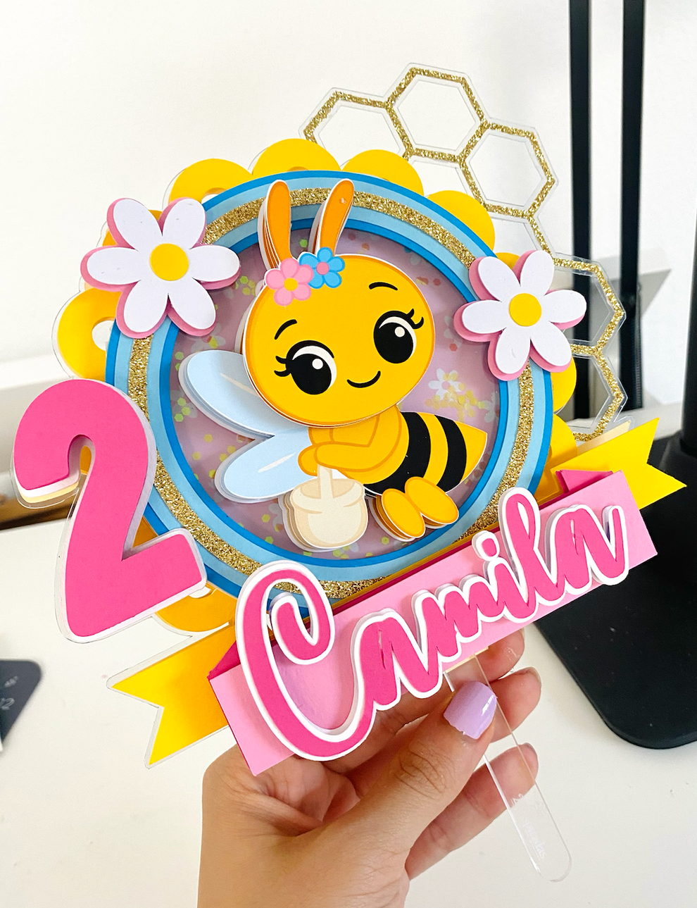 Topper de Abejita Chiquitita – 2Inspiradas
