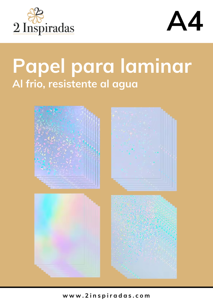 Papel para laminar (15 hojas variadas)