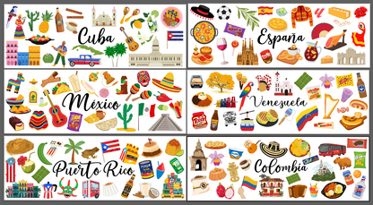Pack de Ilustraciones de Países
